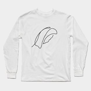 One Stroke Drawing Sushi Long Sleeve T-Shirt